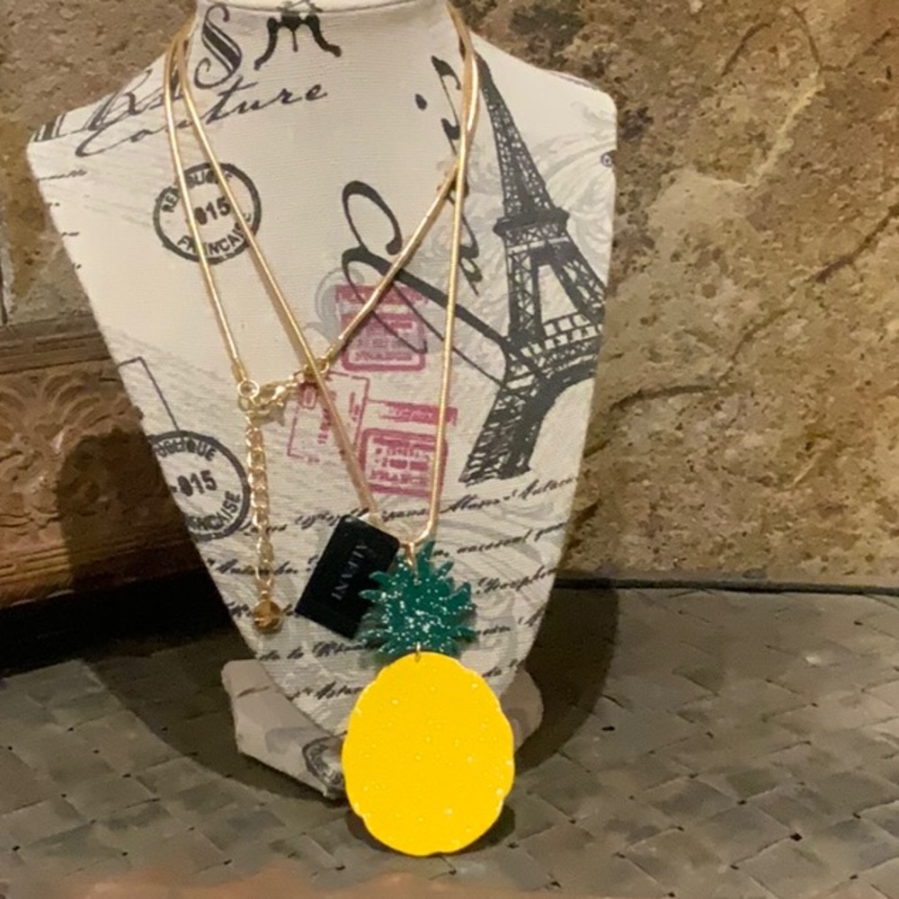 Alfani Gold Pineapple Necklace
